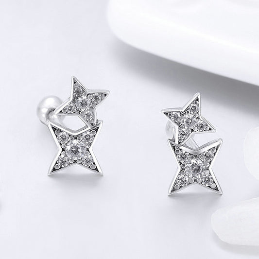 Sparkling Star Earrings