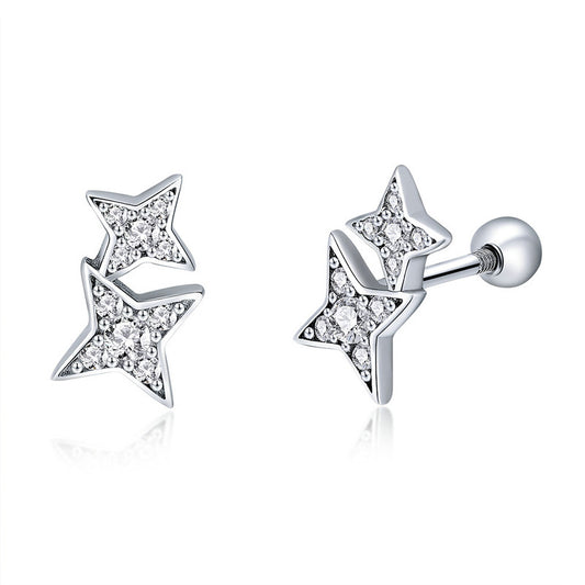 Sparkling Star Earrings