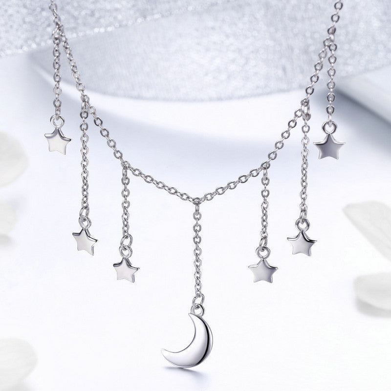 Sparkling Moon Necklace